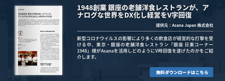 1948創業 銀座の老舗洋食レストランが、アナログな世界をDX化し経営をV字回復