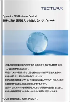 ERPの海外展開導入で失敗しないアプローチ