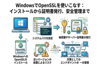 OpenSSLをWindowsで使うには?ダウンロードからコマンド実行まで徹底解説