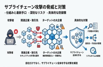 サプライチェーン攻撃とは?手口や企業がとるべき対策を解説