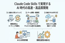 Claude Code Skillsとは？開発現場で役立つ作り方・使い方・活用事例を解説