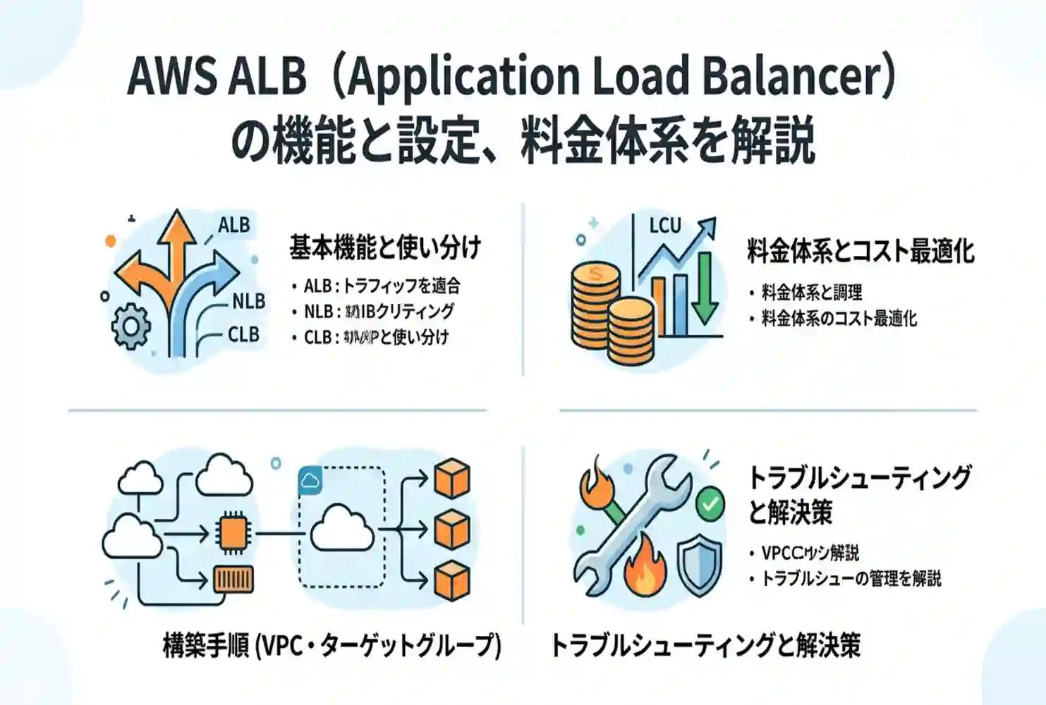 AWS ALB（Application Load Balancer）とは？基礎知識から設定方法まで徹底解説