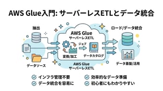 AWS Glueとは?初心者向けに機能やメリットをわかりやすく解説