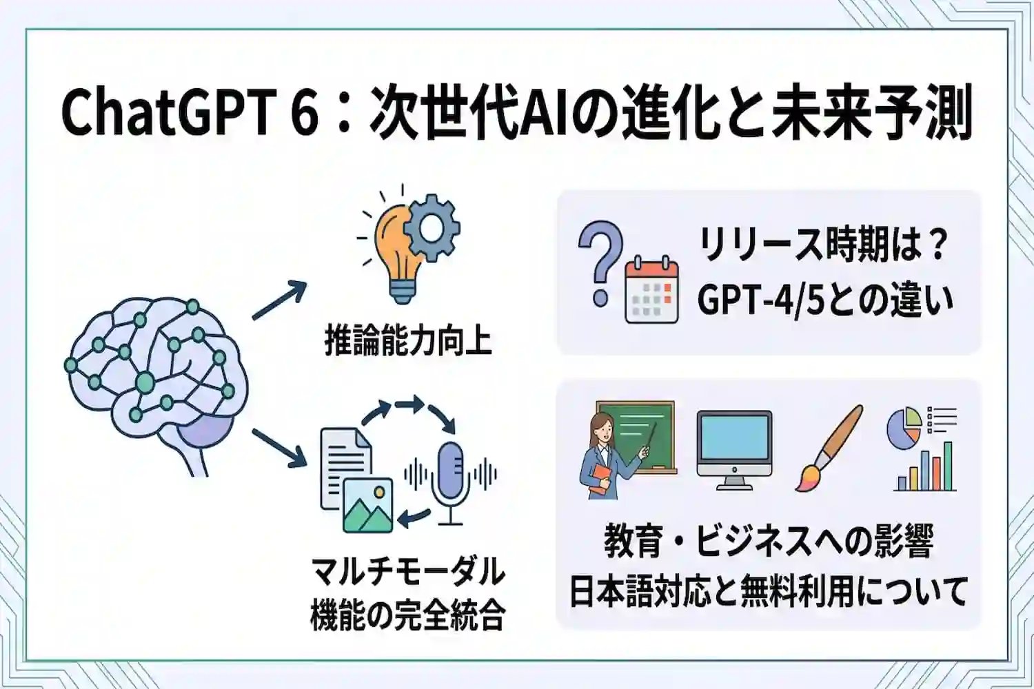 ChatGPT 6で何が変わるのか？驚愕の進化ポイントと最新情報まとめ