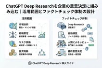 ChatGPT Deep Researchを企業の意思決定に組み込む｜活用範囲とファクトチェック体制の設計