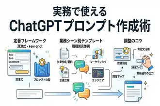 仕事が10倍速くなるChatGPTのプロンプト大全！職種・シーン別の実践テンプレート
