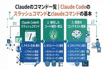 Claudeのコマンド一覧|Claude Codeのスラッシュコマンドとclaudeコマンドの基本