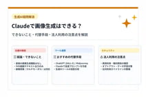 Claudeで画像生成はできる？できないこと・代替手段・法人利用の注意点を解説