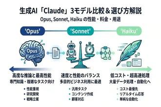 Claudeモデル比較:料金・性能・用途別のおすすめを徹底解説