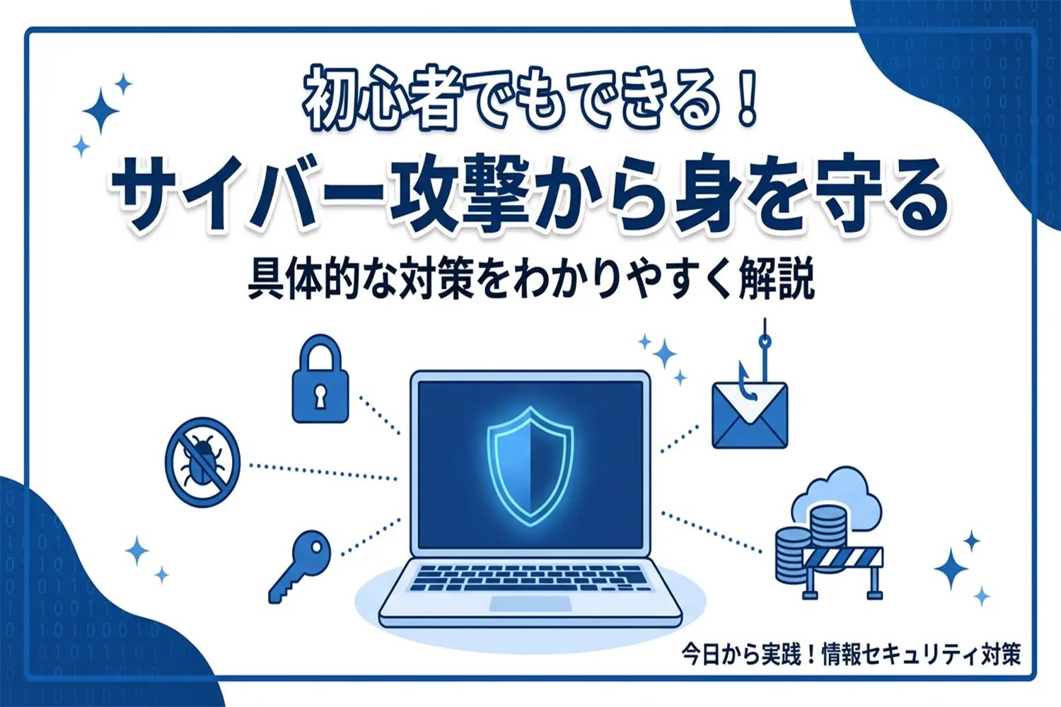サイバー攻撃の手口と対策とは?初心者でもわかるセキュリティの基本