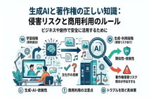 生成AIの著作権ガイドラインまとめ!どこまでがOKで何がNGなのか完全網羅