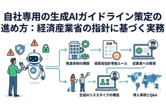企業向け生成AIガイドラインの作り方と経済産業省の指針まとめ