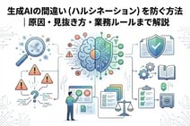 生成AIの間違い（ハルシネーション）を防ぐ方法｜原因・見抜き方・業務ルールまで解説