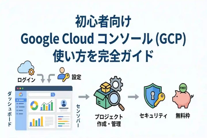 Google Cloud コンソール入門：アカウント作成からプロジェクト管理まで