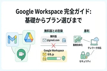 Google Workspaceとは?無料版との違いや使い方をわかりやすく解説