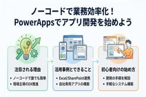 Microsoft PowerAppsでできること完全ガイド!ノーコード開発の始め方