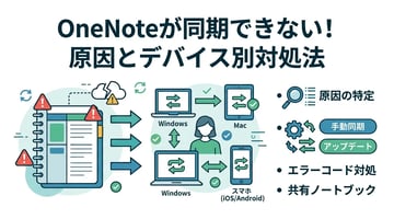 OneNoteが同期できない?原因と解決策をデバイス別に徹底解説