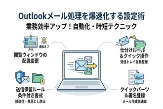 Outlookの便利な設定を徹底解説!毎日のメール処理が5分で終わる時短テクニック