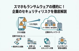 ランサムウェアはスマホにも感染する!被害を防ぐセキュリティ対策まとめ