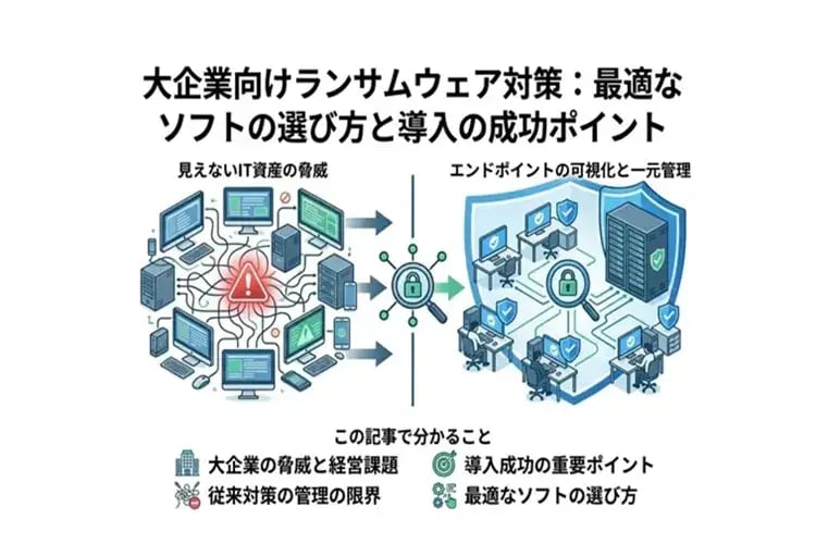ランサムウェア対策ソフト導入のポイントとは？選び方を解説