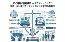 SOC運用とは?基礎知識から自社構築とアウトソーシングの比較まで解説