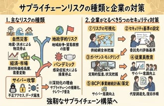 サプライチェーンリスクとは?種類と企業がとるべき5つの対策を解説