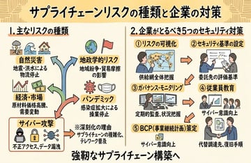 サプライチェーンリスクとは?種類と企業がとるべき5つの対策を解説