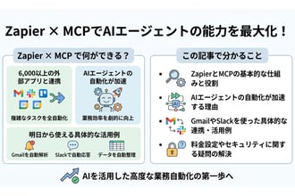 AIエージェントを強化！ZapierとMCPの連携で実現できること