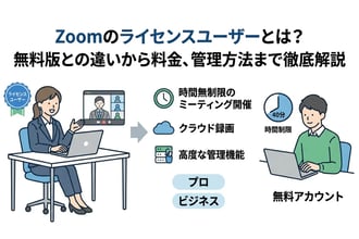 5分でわかる!Zoomのライセンスユーザーとは?基本機能と活用法まとめ