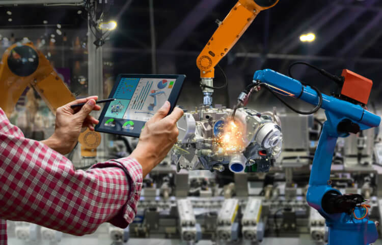 What does Microsoft think of as "intelligent manufacturing"?