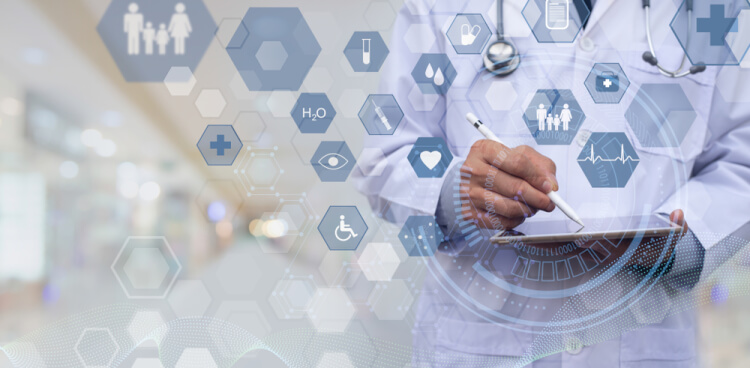 What is the ordering system in the hospital information system (HIS)?