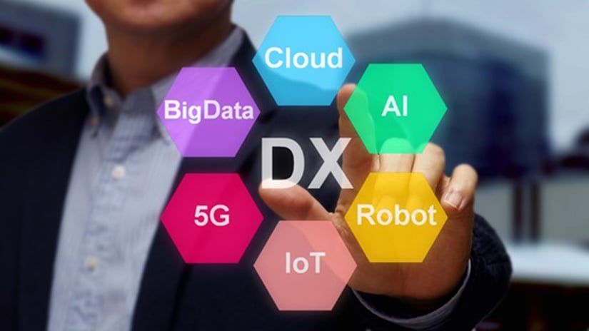 DX（デジタルトランスフォーメーション）のイメージ