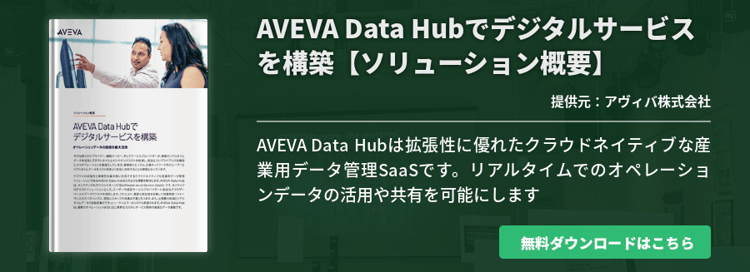 AVEVA Data Hubでデジタルサービスを構築【ソリューション概要】