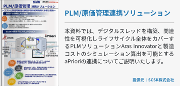 PLM/原価管理連携ソリューション