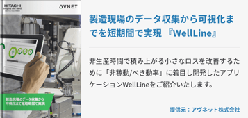 製造現場のデータ収集から可視化までを短期間で実現 『WellLine』