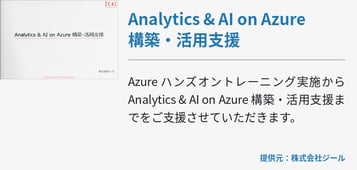 Analytics & AI on Azure 構築・活用支援