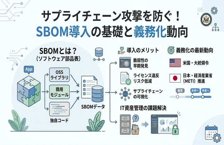 SBOMとは？基礎知識から導入メリット・義務化の動向まで徹底解説