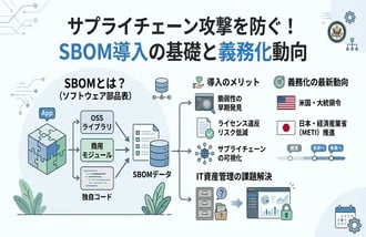 SBOMとは?基礎知識から導入メリット・義務化の動向まで徹底解説