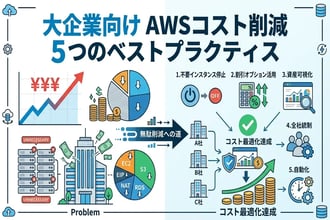 AWSの費用を安く抑える!無駄なコストを削減する5つのベストプラクティス