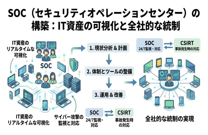 セキュリティを強化するSOCの役割と構築方法
