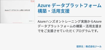 Azure データプラットフォーム構築・活用支援