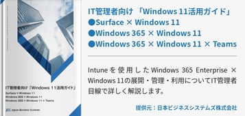 IT管理者向け 「Windows 11活用ガイド」