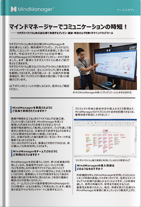 マインドマップ活用事例（MindManager）