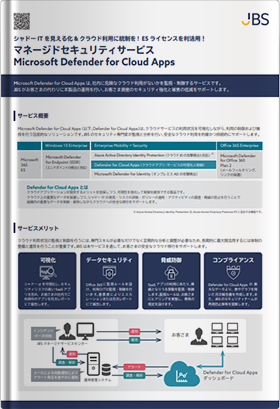 マネージドセキュリティサービス Microsoft Defender for Cloud Apps