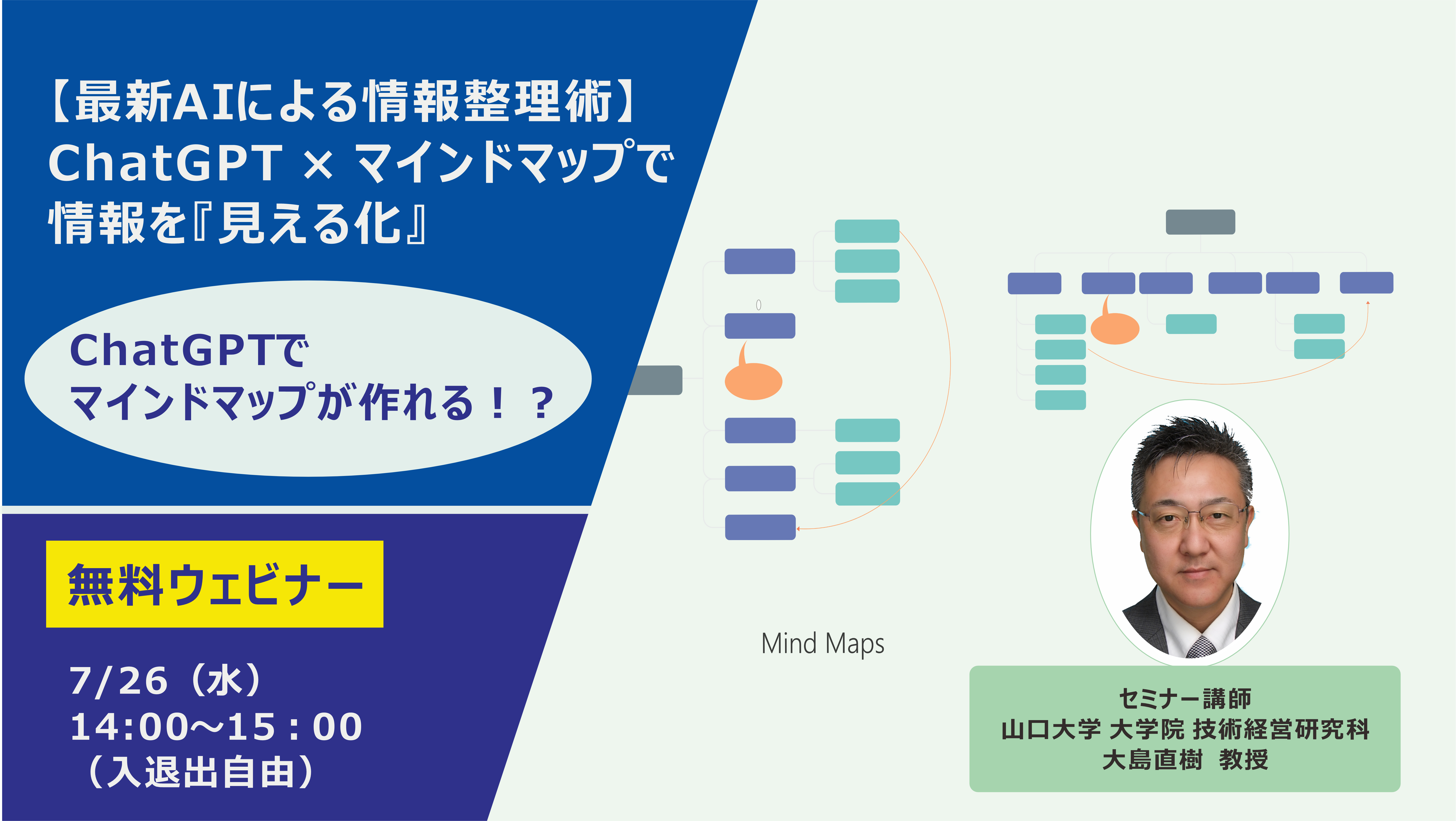 【最新AIによる情報整理術】ChatGPT × マインドマップで情報を『見える化』