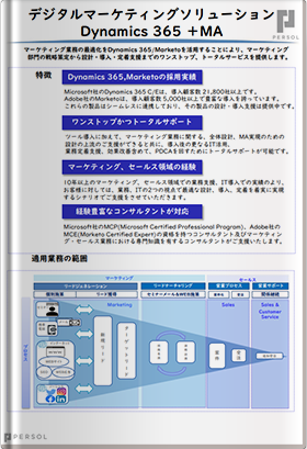 業務効率化、生産性向上、マーケティング・セールスの課題と対策～Dynamics 365 Marketing,Sales＋Teamsの活用～