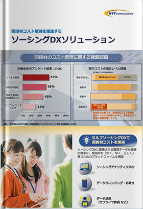 間接材コスト削減を推進するソーシングDX