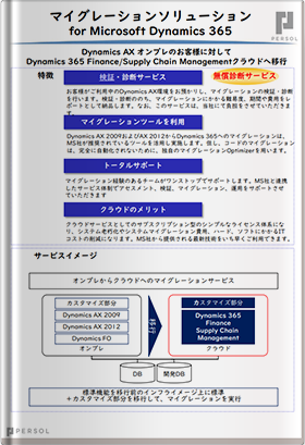 マイグレーションソリューション for Microsoft Dynamics 365