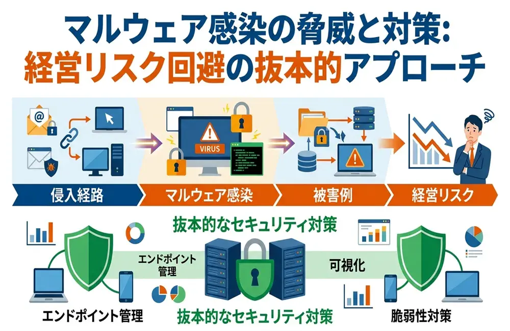 マルウェア感染とは？原因から最新の手口と企業が取るべき対策まで徹底解説
