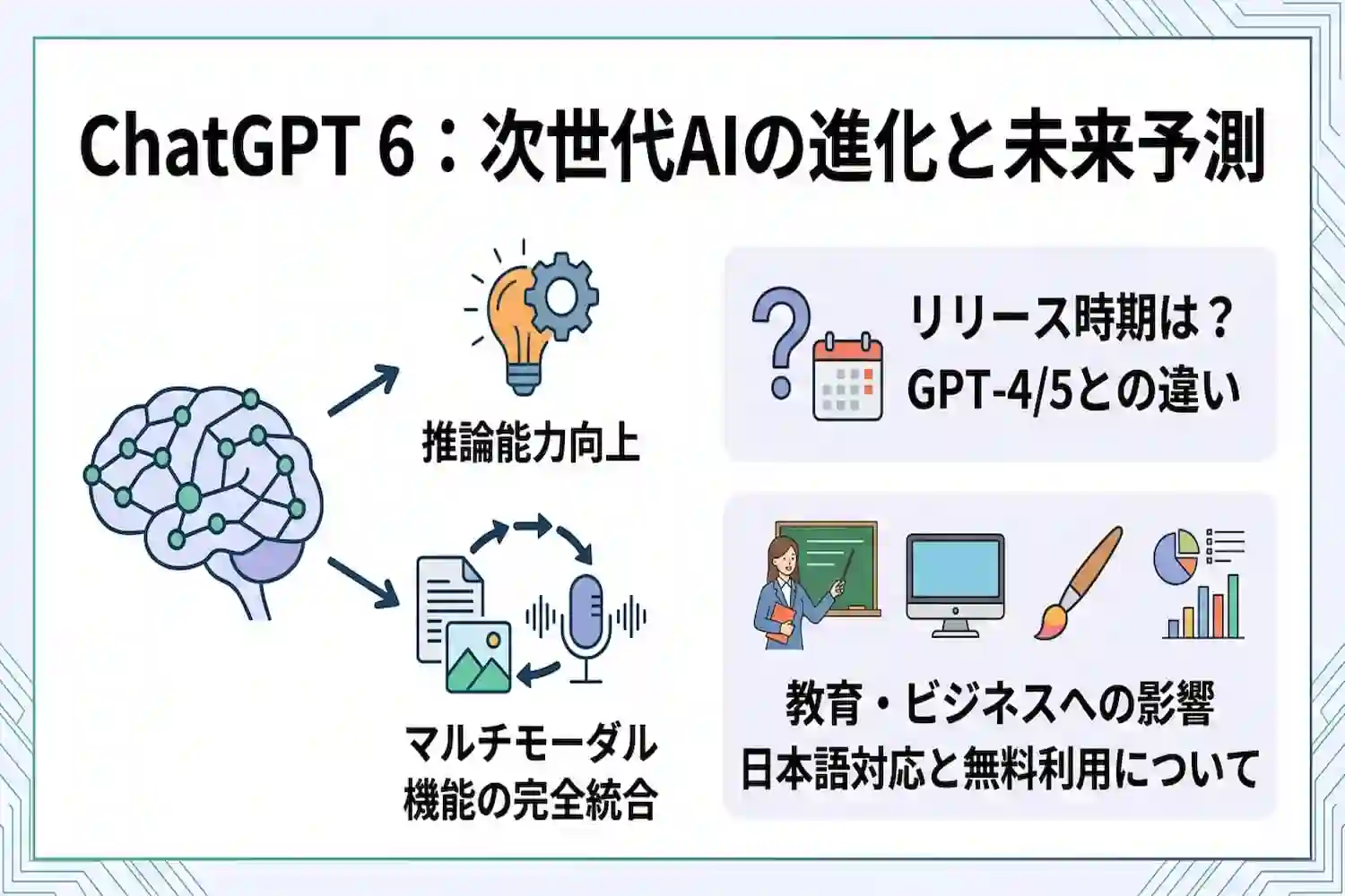 ChatGPT 6で何が変わるのか？驚愕の進化ポイントと最新情報まとめ